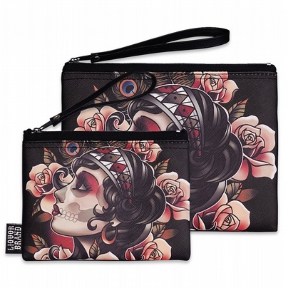 Liquor Brand Gypsy Rose Pouch and Coin Purse Set